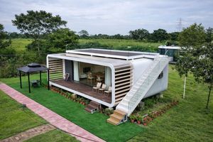 Pequeña Villa de Lujo en Contenedor de Vidrio: Casa Prefabricada Modular Tipo Cabaña Apple y Moderna Unidad de Vivienda de Vidrio - Product Image 3