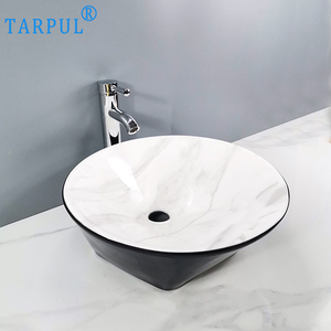 Lavabo de Cerámica con Diseño de Mármol Moderno y de Gran Venta, Lavabo Artístico <span class=keywords><strong>sobre</strong></span> <span class=keywords><strong>Encimera</strong></span> - Product Image 1