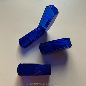 Custom Logo Plastic 2 in 1 Pill Box and Pill Cutter for Promotional Gift