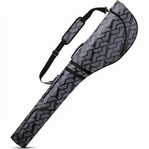 Sac de golf de voyage léger avec design personnalisé pour un usage unisexe le dimanche, style sacoche pour clubs, fermeture éclair étanche, antivol, USB - Product Image 1