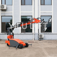 Robot Pengangkat Vakum Bertenaga Baterai Kapasitas Angkat 600kg Robot Pengangkat Kaca dengan Suction untuk Penggunaan Komersial