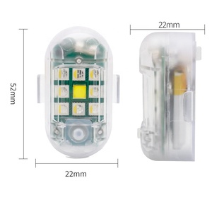 Universal Led Aircraft Strobe <strong>Lights</strong> Motorcycle Anti-collision Warning <strong>Light</strong> with USB <strong>Charging</strong> 7 Colors Turn Signal <strong>Indicator</strong> - Product Image 4