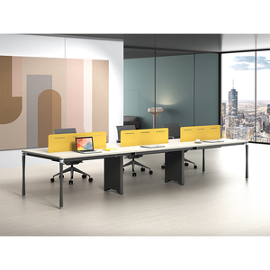 Escritorio de Oficina Moderno para 2/4/6 Personas, Muebles de Oficina, Fácil Montaje, Duradero, Espacios Modulares Abiertos para Colaboración - Product Image 3