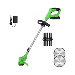 Petite tondeuse à gazon électrique à batterie au lithium, tondeuse de jardin domestique, débroussailleuse portative rechargeable - Product Image 2