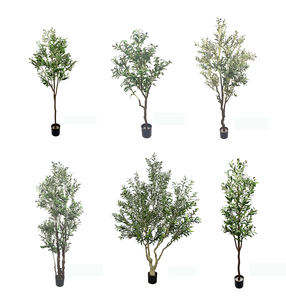 Plantes artificielles en plastique, arbres artificiels en gros, décoratifs, aspect naturel, verdure, plante artificielle <span class=keywords><strong>sans</strong></span> <span class=keywords><strong>pot</strong></span> - Product Image 5