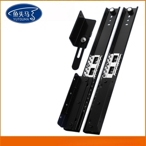 Glissières de tiroir modernes robustes invisibles <span class=keywords><strong>pour</strong></span> <span class=keywords><strong>baie</strong></span> vitrée, rail coulissant silencieux <span class=keywords><strong>pour</strong></span> bureau, extensible <span class=keywords><strong>pour</strong></span> cuisine et extérieur - Product Image 2