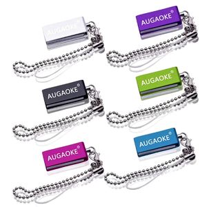 Nueva Memoria USB 2.0 Giratoria de Metal Mini al por Mayor con Llavero, Compatible con Logotipo Personalizado, Caja de Regalo Empresarial - Product Image 2