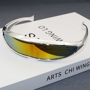 Lunettes Punk <span class=keywords><strong>X</strong></span>-<span class=keywords><strong>Men</strong></span> Transfrontalières Futuristes Tout-en-un Personnalisées Guerriers du Futur Colorées Électroplaquées Laser UV400 Unisexe - Product Image 1
