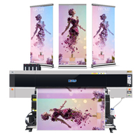 Impresora Eco Solvente Macro Color de 1.8m con 8 Cabezales I3200 para Tinta Eco Solvente CMYK para Exteriores, Directo de Fábrica