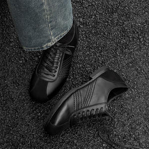 Chaussures habillées de luxe confortables en cuir souple, fabriquées à la main, de style italien, de haute qualité, chaussures de mariage, tendance de la mode, flexibles - Product Image 1