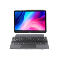 Funda con Teclado Inalámbrico Inteligente, Delgado y Ligero, para Samsung Galaxy Tab S7 S8 S9 S10 Ultra, con Panel Táctil de PU, Producto Nuevo