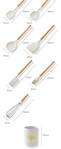 Kitchen Utensils Cooking Supplies Set Oil Brush Multi Purpose Cake Spatula Baking <b>Tools</b> <b>Silicone</b> DIY Baking Spatula - Product Image 5