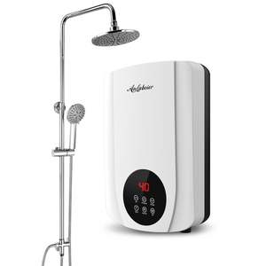 Calentador de agua de ducha de baño portátil marca Anlabeier 220V 5.5kw calentador de agua eléctrico con Control táctil SS304 25-55 - Product Image 1