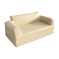 Nouveau Fauteuil Gonflable Portable en Tissu pour Extérieur avec Pompe à Air Intégrée, Facile à Ranger, Moderne, Économique et Durable