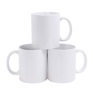 Mug à sublimation de 15 oz, mug à café à sublimation, mug en céramique transparent à sublimation