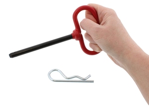 Pasador de Enganche YH1695 con Clip de Agarre, Pasador de Alta Resistencia con Mango Rojo, Fácil de Insertar y Extraer, <span class=keywords><strong>Gancho</strong></span> de <span class=keywords><strong>Remolque</strong></span> para <span class=keywords><strong>Remolque</strong></span> - Product Image 5