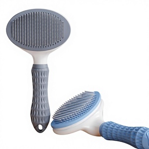 Peine para Mascotas de un Solo Toque para Perros y Gatos, Material ABS, Elimina el Pelo Suelto, Suministros para Mascotas de <span class=keywords><strong>China</strong></span> - Product Image 1