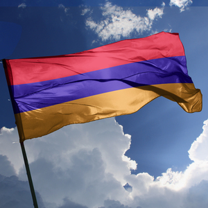 <span class=keywords><strong>Ventas</strong></span> calientes 3x5 Ft Company Flag Armenia Sports Banderines Banner con colores vivos y ojales - Product Image 3
