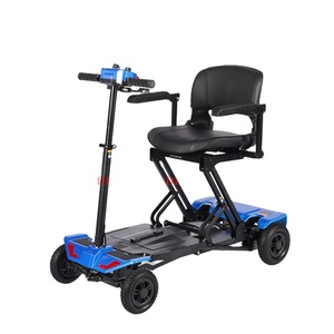 Automatic Folding Mobility Scooter Electric Foldable Scooter Quick Remote Folding Mobility Scooter Portable for <b>Elderly</b> - Product Image 1