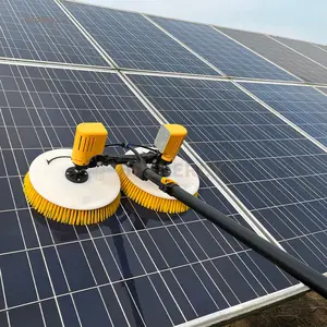 reinigungsroboter solarmodul auf dach solarpanel reinigungsroboterbürste zur reinigung von solarplatten