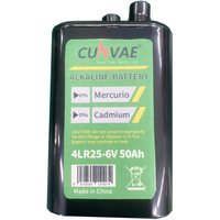 Célula seca alcalina de dióxido de zinc-manganeso 4LR25 OEM 4R25-2/LR820 reloj despertador 4LR20 6V baterías de linterna