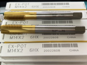 Tarauds en acier HSS M35 à pointe spirale, tarauds à vis <span class=keywords><strong>M14</strong></span> M16 pour machines CNC, outils de <span class=keywords><strong>taraudage</strong></span> et de filetage en carbure - Product Image 2