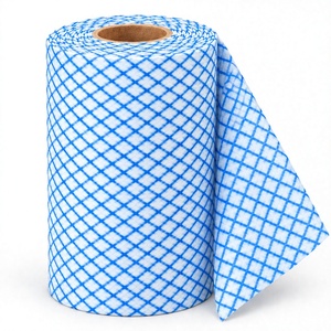 Paños de Limpieza Desechables Modernos, Cuadrados, No Tejidos, Ecológicos, en Rollo, con Patrón de Waffle, Súper Absorbentes, Multiusos, para Cocina y Hogar - Product Image 1