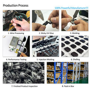 Câble audio auxiliaire plaqué or 3.5mm FONVOI Câble stéréo de voiture tressé en nylon - Product Image 5