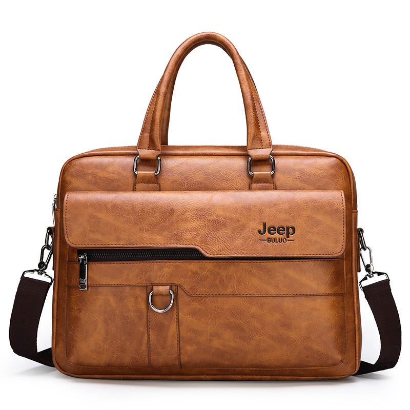 Jeep Leather Bags Durable Stylish Tool Business Accessories