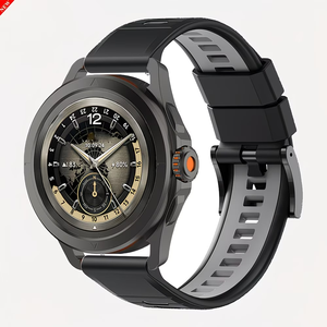 Convient pour <span class=keywords><strong>Suunto</strong></span> <span class=keywords><strong>9</strong></span>/<span class=keywords><strong>9</strong></span> <span class=keywords><strong>Baro</strong></span>/7/5.A Bracelet de sport de 24 mm avec sangle en silicone bicolore, confortable, respirante et réglable. - Product Image 2
