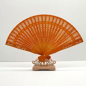 Éventails pliables en bambou personnalisés à prix abordable, gravés ou imprimés, cadeau promotionnel, éventail en bois pour décoration de mariage et de fête - Product Image 4