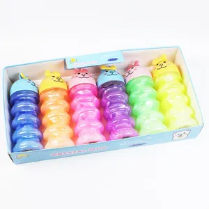 Nhà Máy Giá cầu vồng số lượng lớn Slime Putty làm đồ chơi pha lê Slime Bộ dụng cụ Squishy ma thuật Kit cho trẻ em Pha Lê Bùn