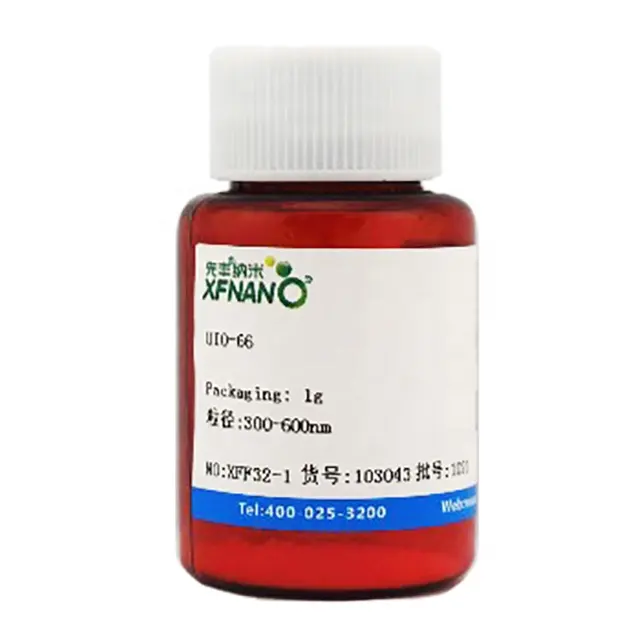 กรอบโลหะอินทรีย์ MOFs UIO-66ราคาผง300-600nm สำหรับตัวเร่งปฏิกิริยา