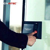Control de Acceso de huellas dactilares y sistema de asistencia de tiempo con lector RFID TCP/IP, pass ROHS, CE