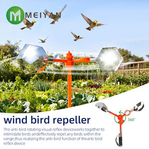 鳥よけ装置 鳥よけ反射板 回転式風力駆動鳥よけ反射装置 鳥、鳩、キツツキを寄せ付けない - Product Image 5
