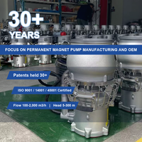 Set Pompa Pengendali Banjir Submersible Stainless Steel 7.5 kW 380 V 200 M3/jam 7 m Head 6 in Discharge VFD Cabinet Float Couplers