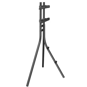 Support 42"-86" Wood Art Punch-Free Height Adjustable Vertical Up And Down Lift TV Mout Stand Brackets TV Floor Stand