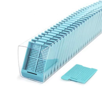 Cassette d'encastrement de tissu en plastique jetable de laboratoire de haute qualité pour l'histologie