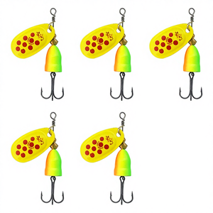เหยื่อปลอมโลหะคุณภาพสูง 5-11 กรัม 70 สี สำหรับตกปลาแซลมอนและปลาเนื้อแดงในแม่น้ำ ทะเลสาบ และลำธาร ขายส่ง - Product Image 1