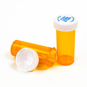 Flacon de pilules en plastique personnalisé réversible avec bouchon réversible - Product Image 5