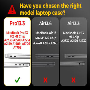 Funda de Cristal para <span class=keywords><strong>MacBook</strong></span> <span class=keywords><strong>Pro</strong></span> <span class=keywords><strong>13</strong></span> Pulgadas M2 2024 2023 <span class=keywords><strong>2022</strong></span>-2016 M1 A2338 A2289 A2251 A2159 A1989 A1706 A1708, Funda Protectora Rígida - Product Image 2