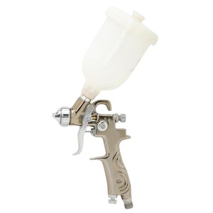 Pistola de Pulverización Neumática <span class=keywords><strong>Mini</strong></span> K-350 para Venta al por Mayor, Boquilla de 0.8mm, Vaso de 250ml para Aplicaciones de Jardinería - Product Image 1