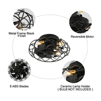 Nouveau Spot Marchandises Pas Cher Prix Ventilateur De Plafond Lustre 18 Pouces 3 Abs Lame Ventilateur De Plafond Lumière