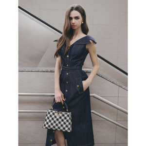 Robe de bureau pour femme, design formel de luxe pour femmes, fabricant de vêtements vietnamien de haute qualité, OEM, ODM, Enzo Leo, vêtements pour femmes - Product Image 1