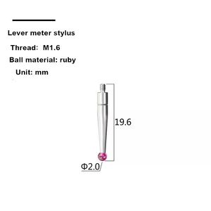 Indicador de palanca Stylus Thread M1.4/M1.6/M1.7/M1.8/M2.0 Ruby Ball Stylus Carburo Ball Stylus Sonda Punto de medición - Product Image 4