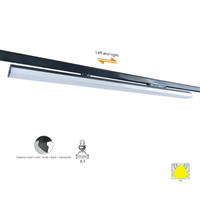 Sistem Pencahayaan Rel Linear LED Optik Difuser 40W Modern untuk Dalam Ruangan dari RONSE Wholesale, Lampu Supermarket Berbahan Aluminium Alloy