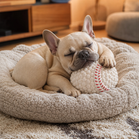 Jouet de tennis pour chien en latex qui couine, 2 tailles (petite et grande), balle à mâcher pour nettoyer les dents, pour chiots et chiens de taille moyenne à grande