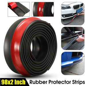 Bande de protection anti-collision pour pare-chocs de voiture, 2,5 m, en caoutchouc, universelle, pour protection des bords de voiture - Product Image 4