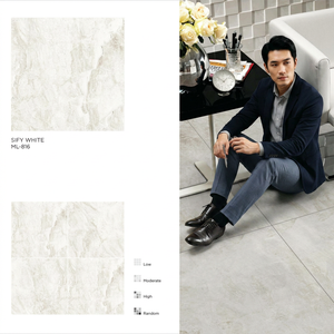 กระเบื้องปูพื้นพอร์ซเลนขัดเงาดิจิตอลขัดเงามันวาวขนาด800x800มม. เซรามิกเคลือบ80x80สำหรับเอธิโอเปีย - Product Image 1