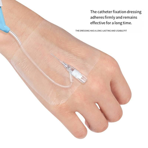 Perban Transparan Tahan Air <span class=keywords><strong>PU</strong></span> untuk Infus Kateter Medis Sekali Pakai Berkualitas Tinggi untuk Perawatan dan Fiksasi Luka - Product Image 5